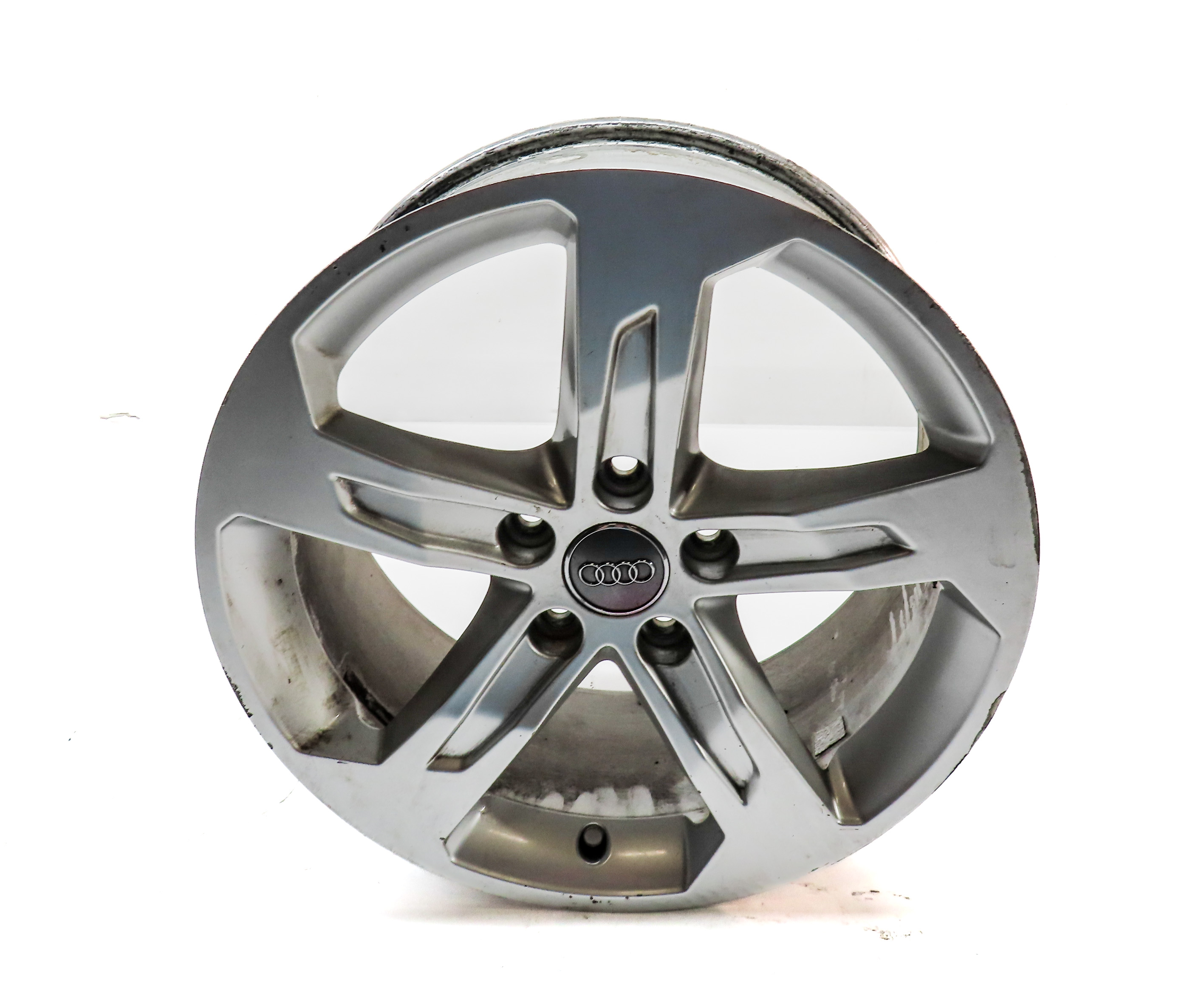 2017-2018 AUDI A3 (8V) 17X7.5 INCH ALUMINUM ALLOY 5 SPOKE (OPT CTO) WHEEL RIM — exact item pictured